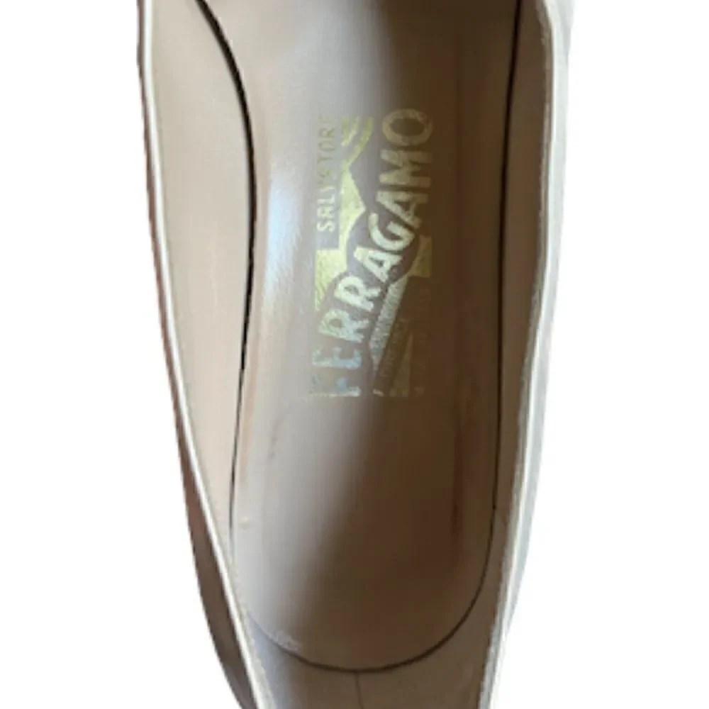 Salvatore Ferragamo chunky heels.